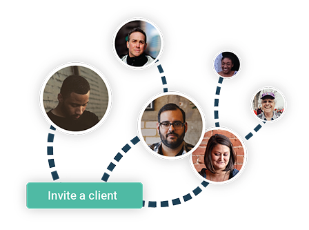 Invite clients network
